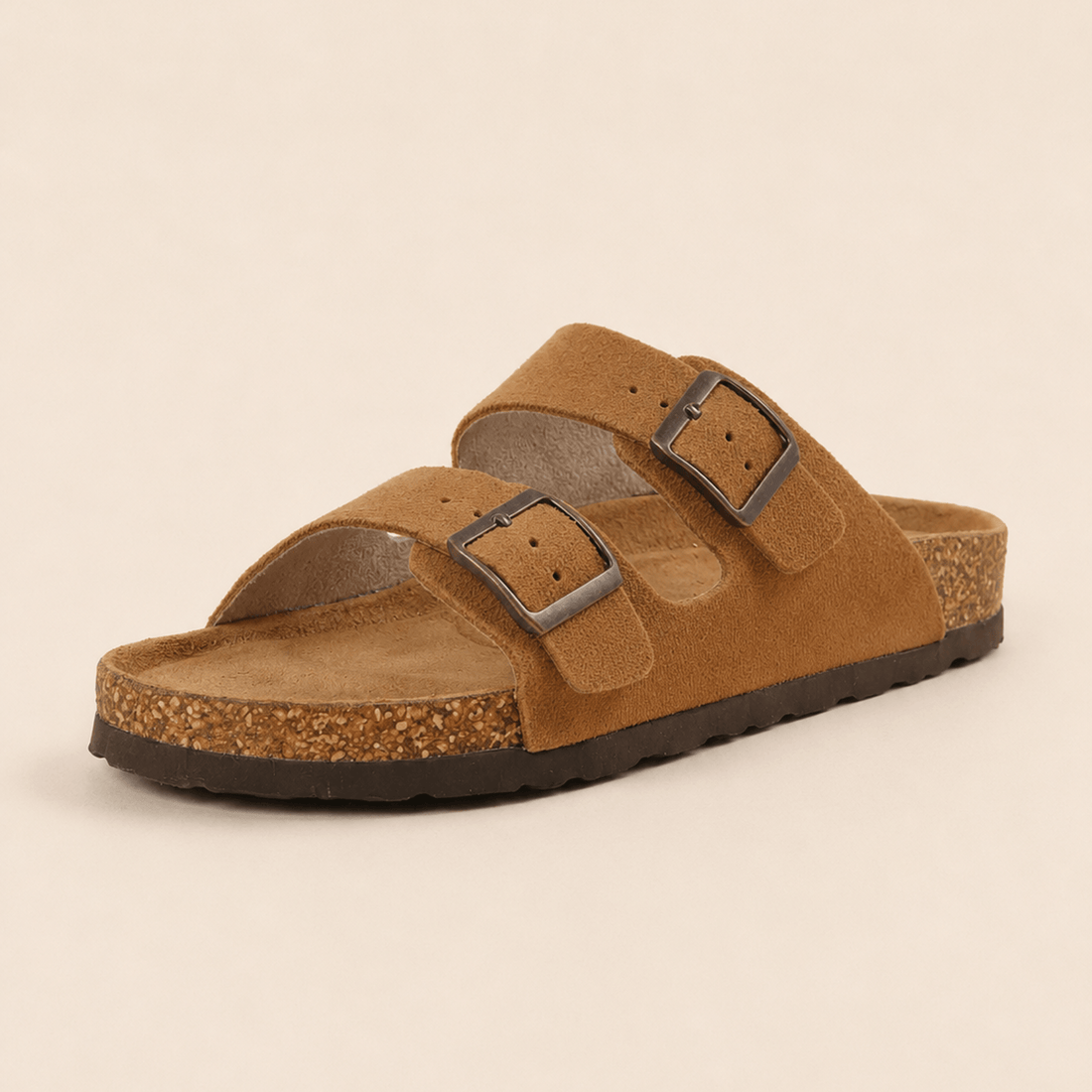 Sandales en daim véritable premium